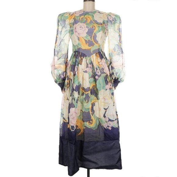 RARE FIND! GORGEOUS  Leo Lin Sydney  Size 6 Cocktail dress  Feminine VERY LOVELY - Picture 1 of 10